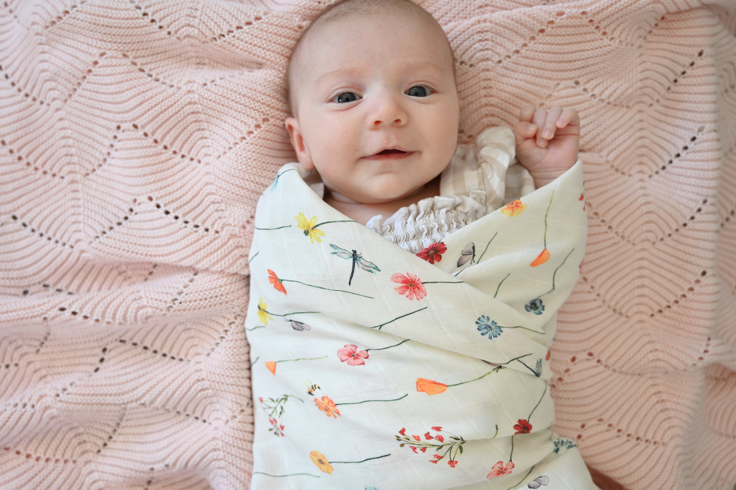 The Garden Swaddle - GOTS Certified Organic Cotton